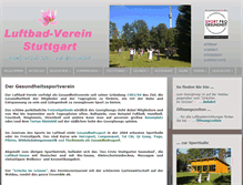 Tablet Screenshot of luftbad-verein.de